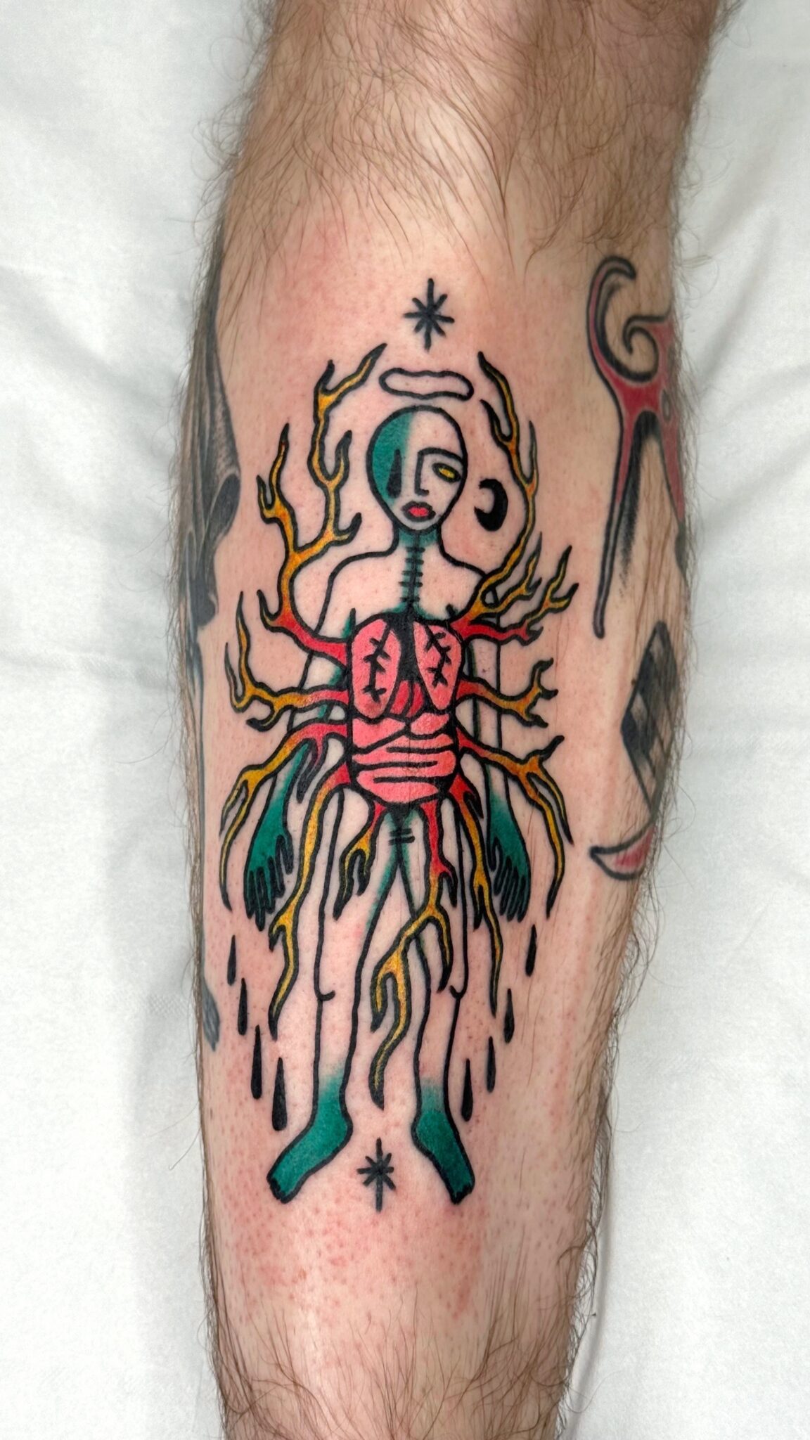 Chute de string - La Boucherie Moderne - Bruxelles Tattoo