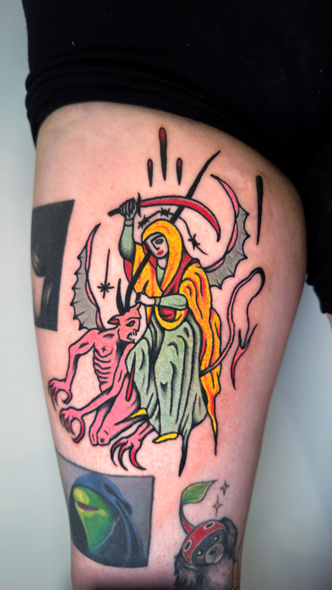 Chute de string - La Boucherie Moderne - Bruxelles Tattoo