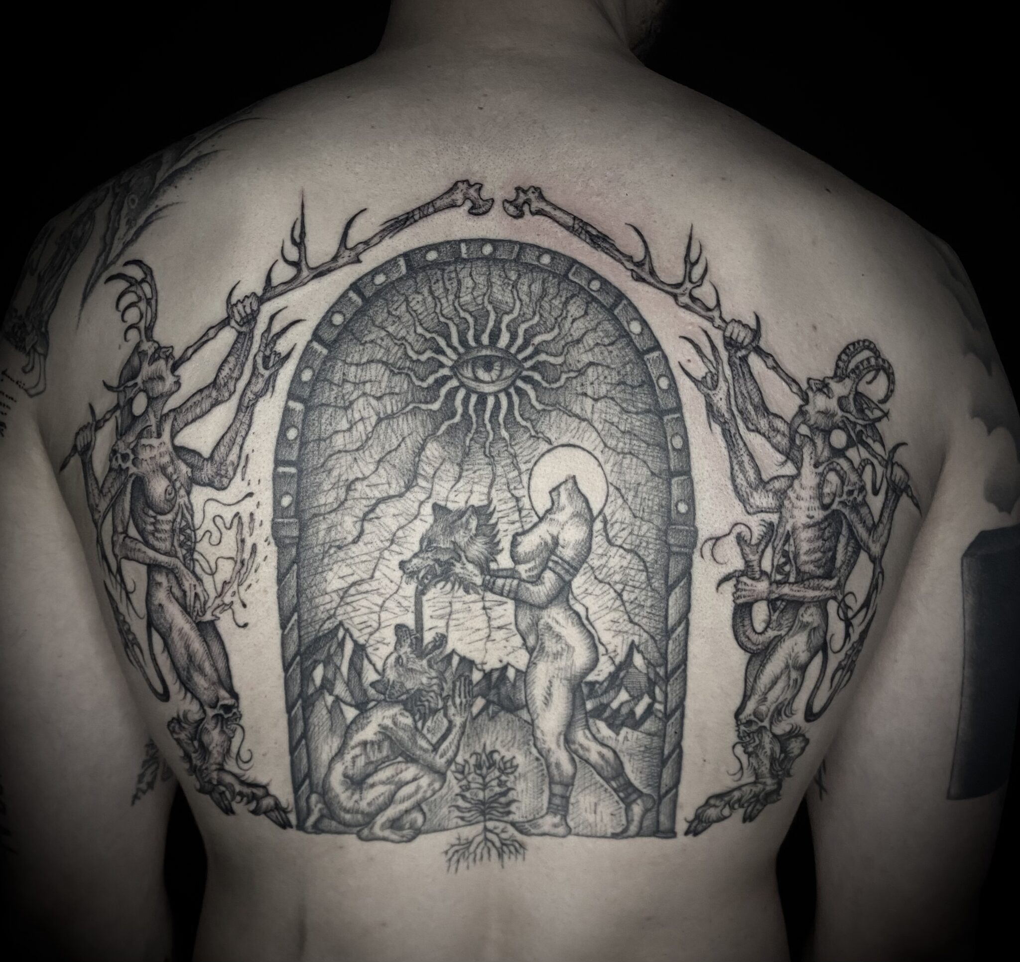 Gabriel Virosus - La Boucherie Moderne - Bruxelles tattoo